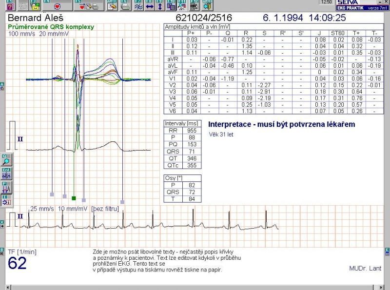 Computer-based electrocardiograph / digital / 12-channel Praktik Seiva