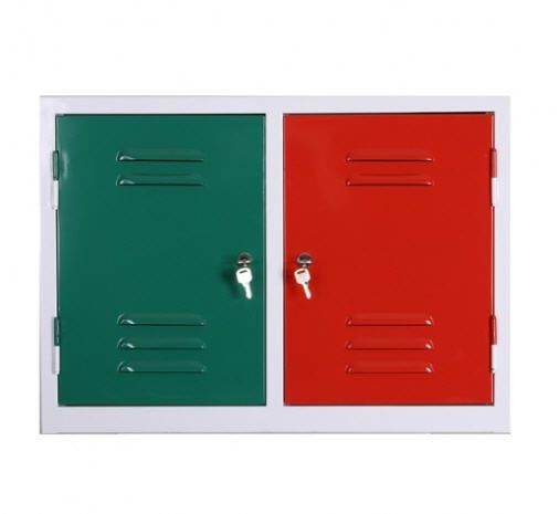 Locker room cabinet / for healthcare facilities / 2-door PS-PC01 PROJESAN