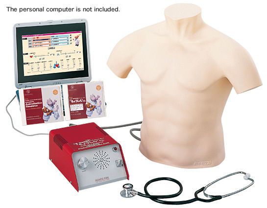 Auscultation patient simulator / torso / with sound generator M164 Sakamoto Model Corporation