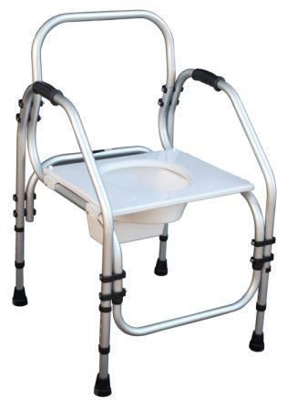 Shower chair / with bucket / height-adjustable 100 kg | INDIAN ORTHOS XXI