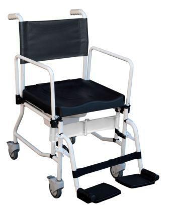 Shower chair / with bucket / on casters / with armrests BANHO ARTIC ARTICUL ORTHOS XXI