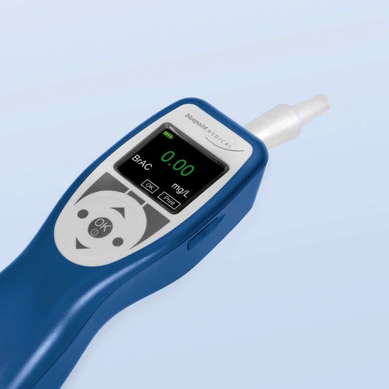 Alcohol breath tester digital AlcoTrue ® M Bluepoint Medical