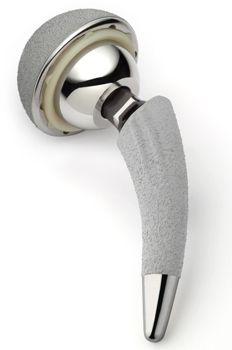Traditional hip prosthesis / for total hip arthroplasty / cementless MiniHip™ Corin