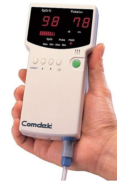 Handheld pulse oximeter / with separate sensor 0 - 100% SpO2, 30 - 250 bpm | MD-600P Comdek Industrial