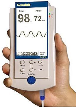 Handheld pulse oximeter / with separate sensor MD-670P Comdek Industrial