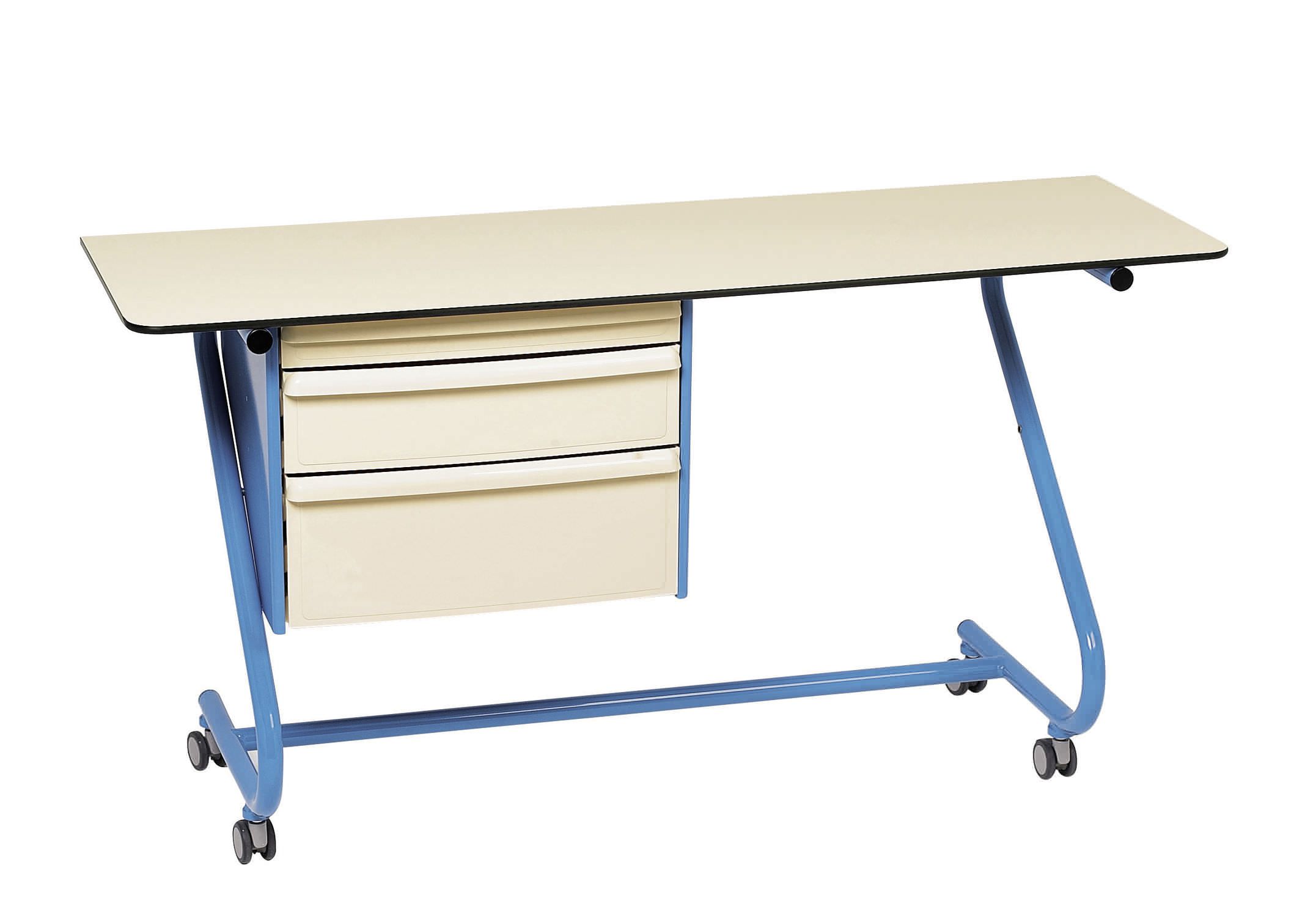 Healthcare facility worktop / on casters / with drawer M21076 Allibert Medical SAS