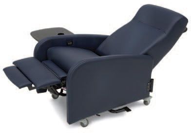 Medical sleeper chair with legrest / on casters / Trendelenburg / manual Passage series Champion