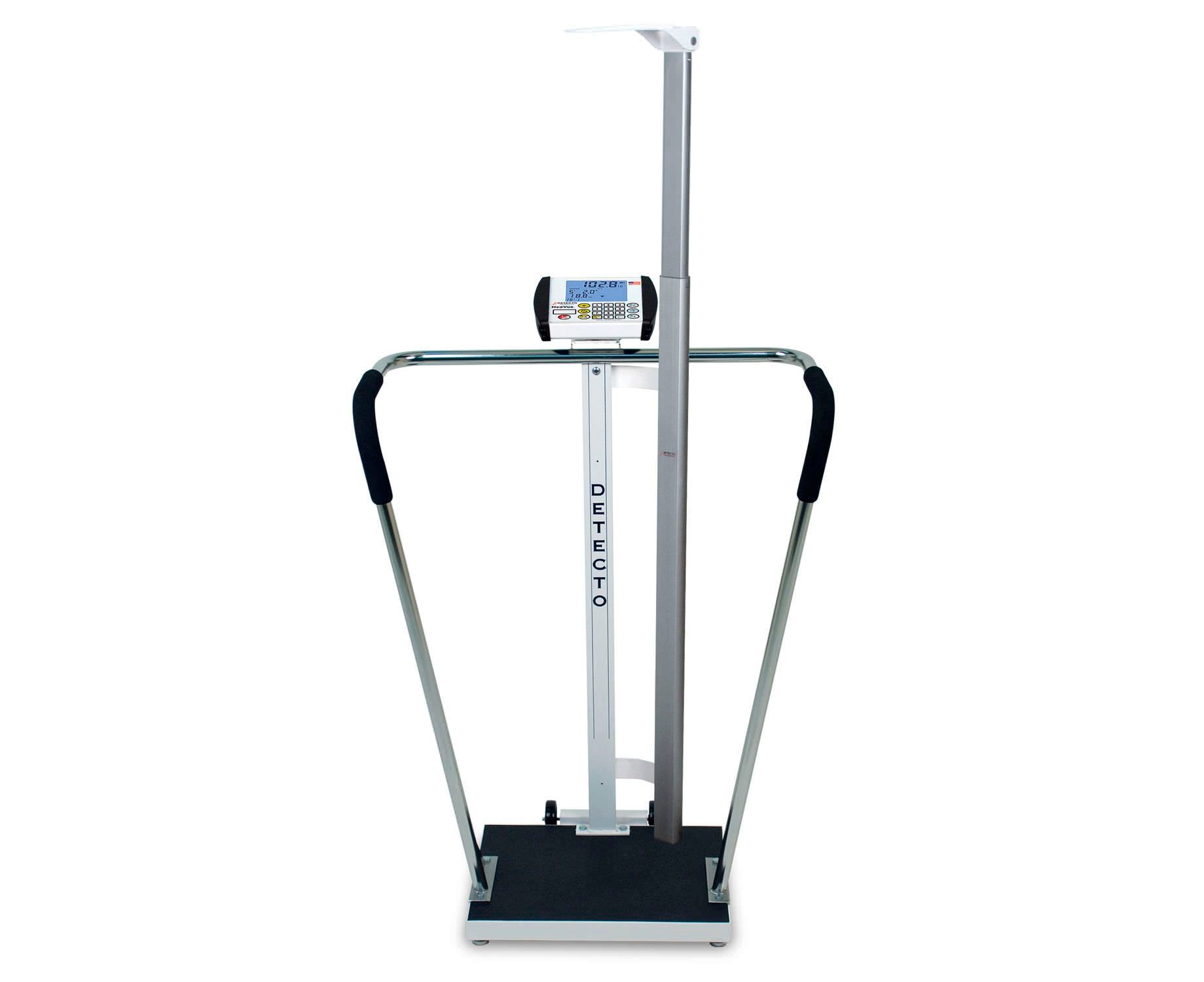 Bariatric patient weighing scale / electronic / with safety handrail / with BMI calculation 270 kg | 6854DHR Detecto Scale