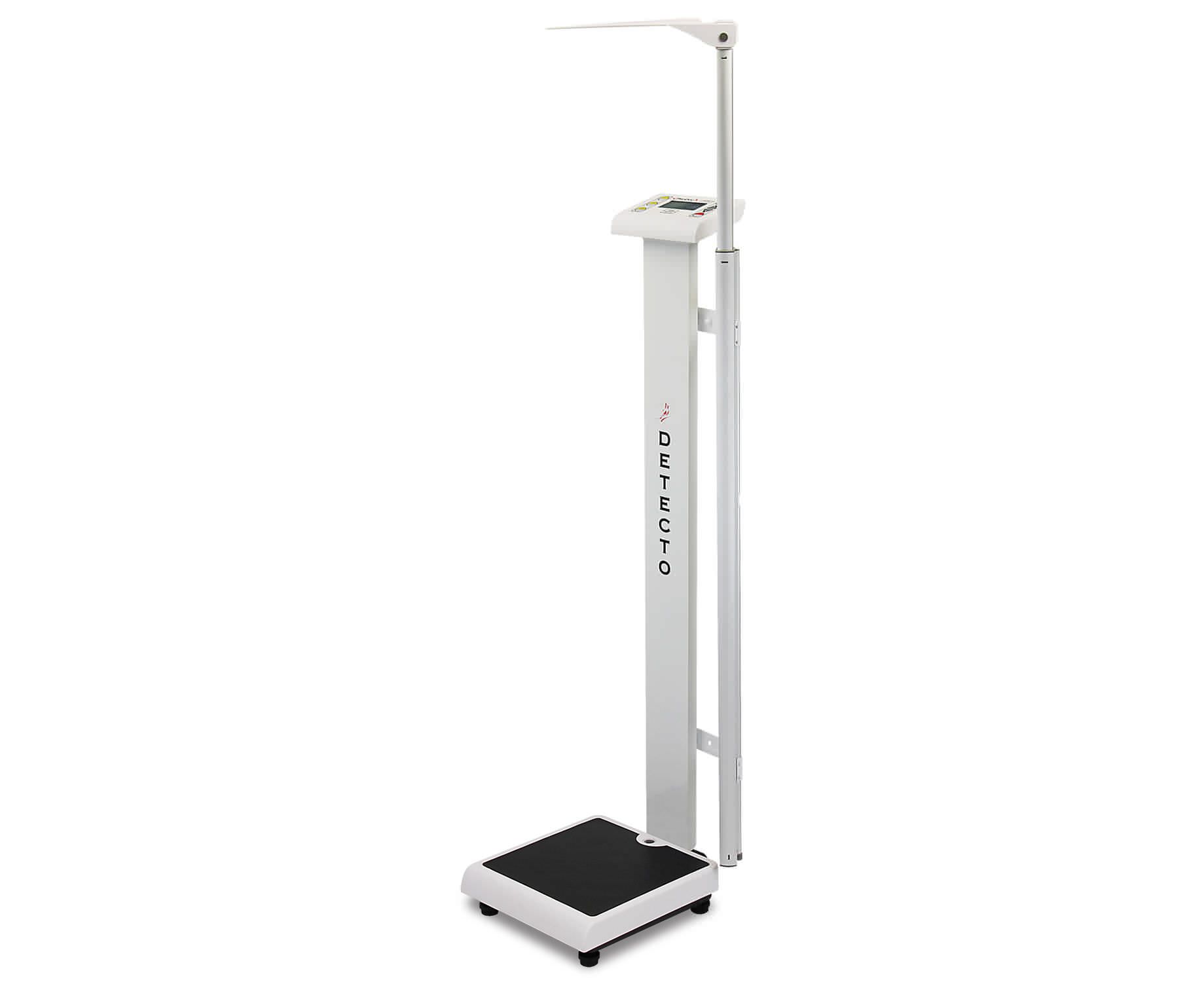 Electronic patient weighing scale / column type / with height rod / with BMI calculation 250 kg | PD300DHR Detecto Scale