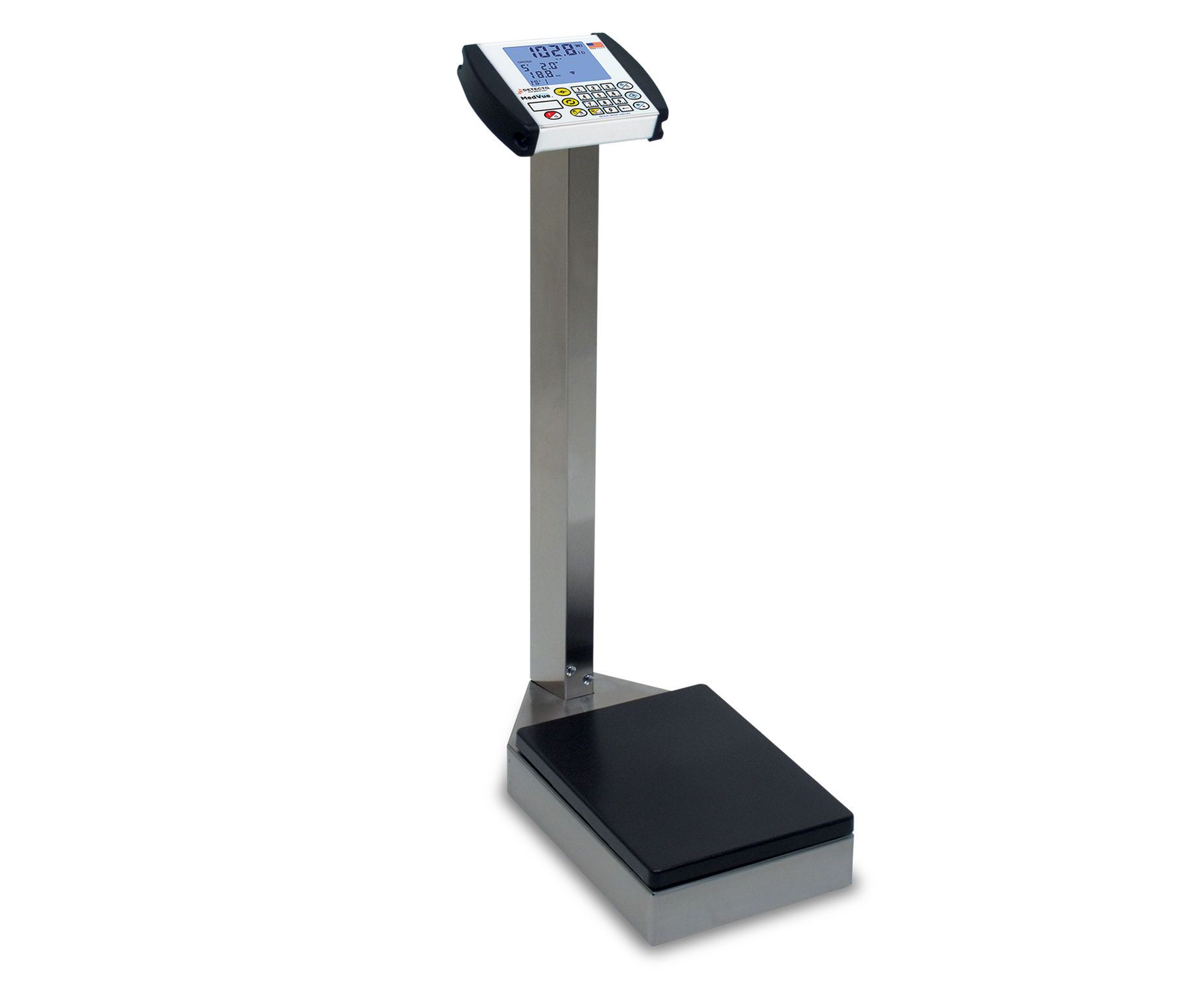 Electronic patient weighing scale / column type / with BMI calculation 225 kg | 8437, 8437S Detecto Scale