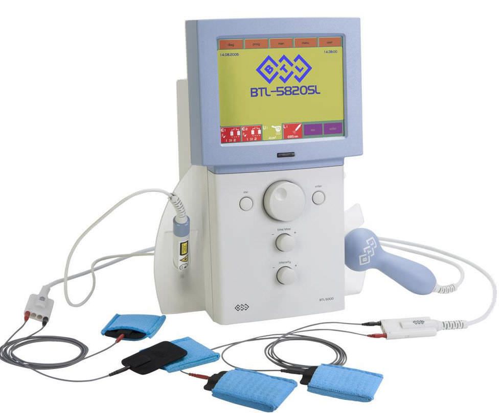 Electro-stimulator (physiotherapy) / ultrasound diathermy unit / photostimulation laser / EMS BTL-5820SL Combi BTL International
