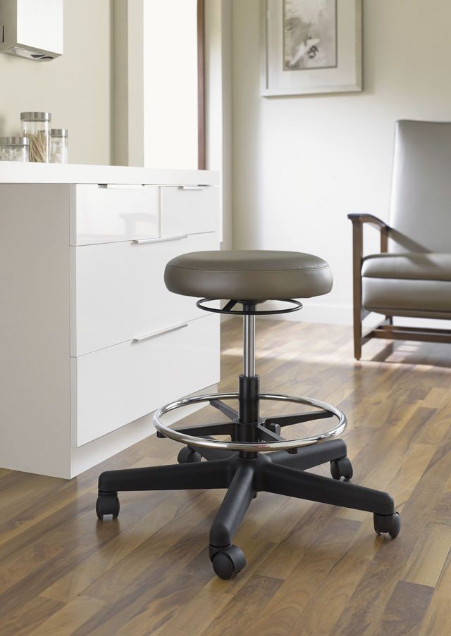 Medical stool / on casters / height-adjustable Carolina