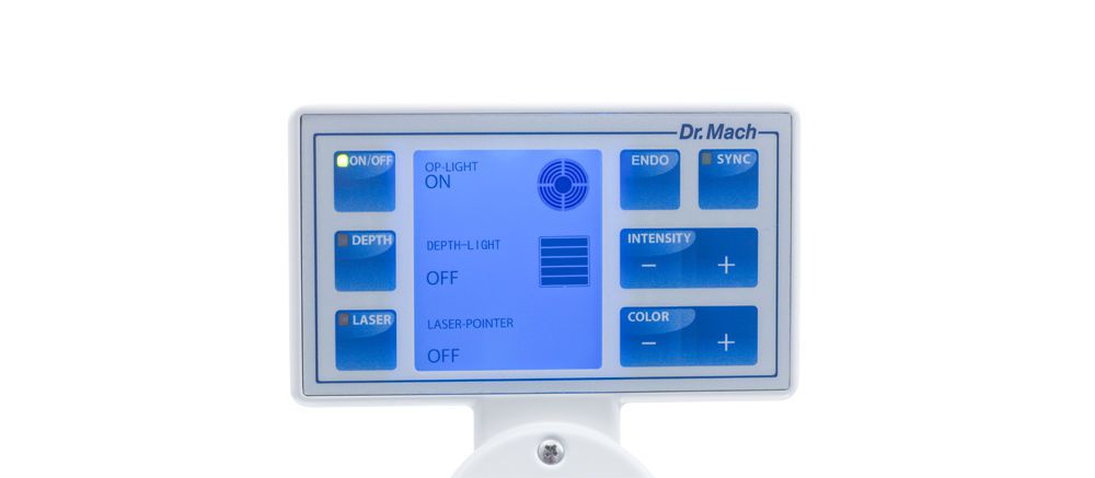 LED surgical light / with video camera / ceiling-mounted / with control panel 140 000 lux | LED 3 MC Dr. Mach