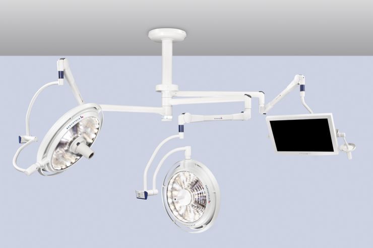 Surgical monitor support arm / ceiling-mounted ChromoView Berchtold