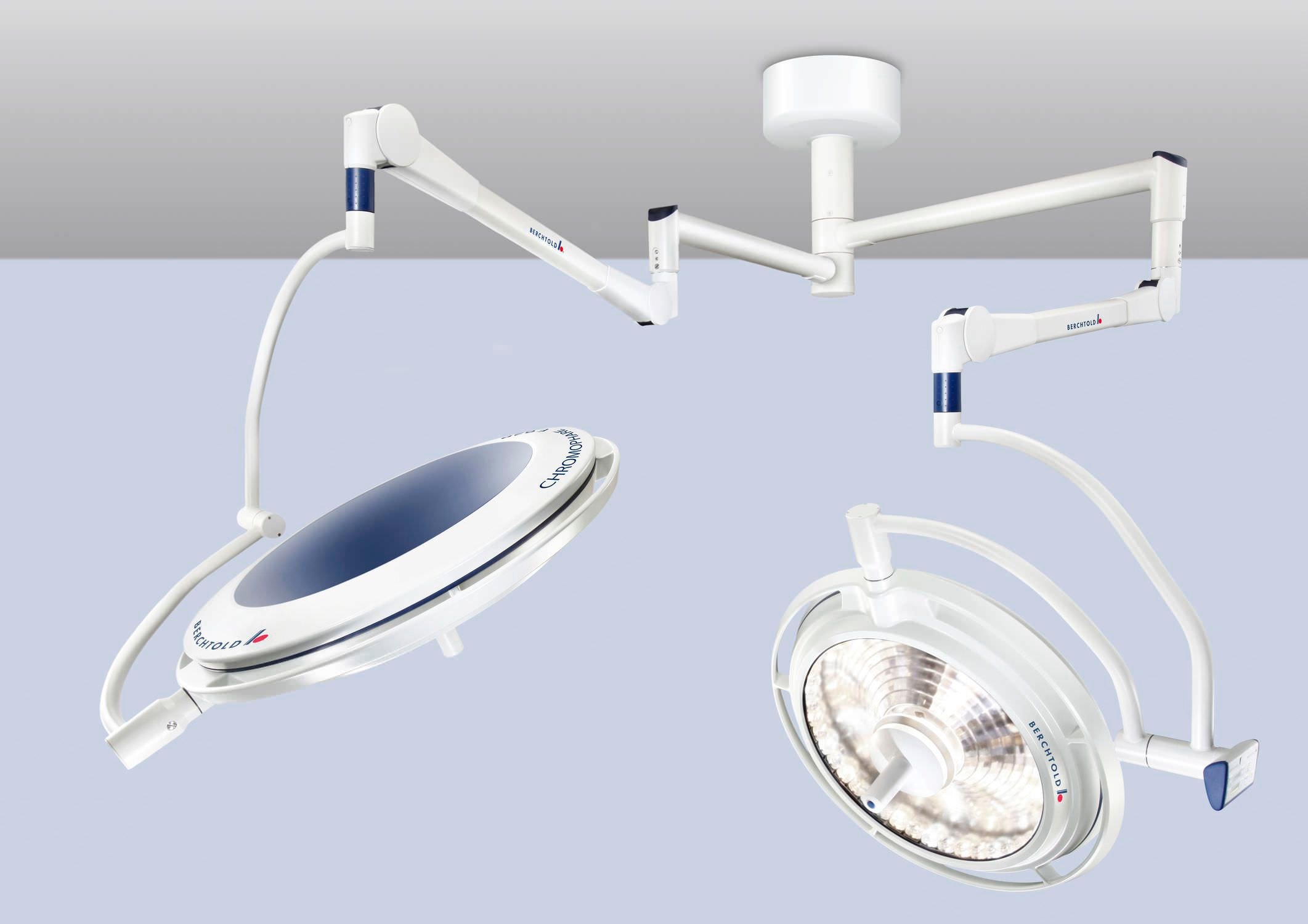 LED surgical light / ceiling-mounted / 1-arm 125 000 lux | CHROMOPHARE F 528 Berchtold