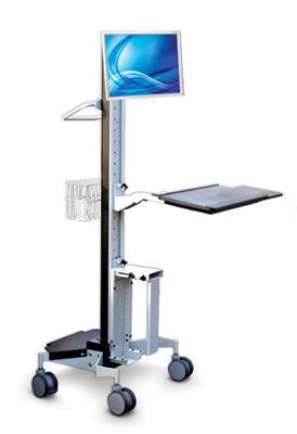 Medical computer cart Upright Cart™ AFC Industries