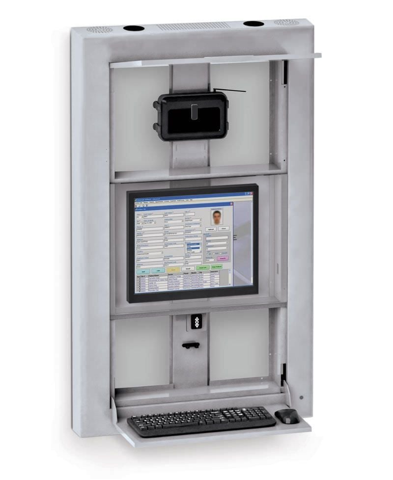 Medical computer workstation / wall-mounted / recessed IR900-101 AFC Industries