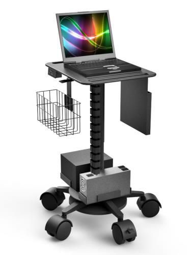 Medical computer cart / battery-powered / height-adjustable XLPC 200 AFC Industries