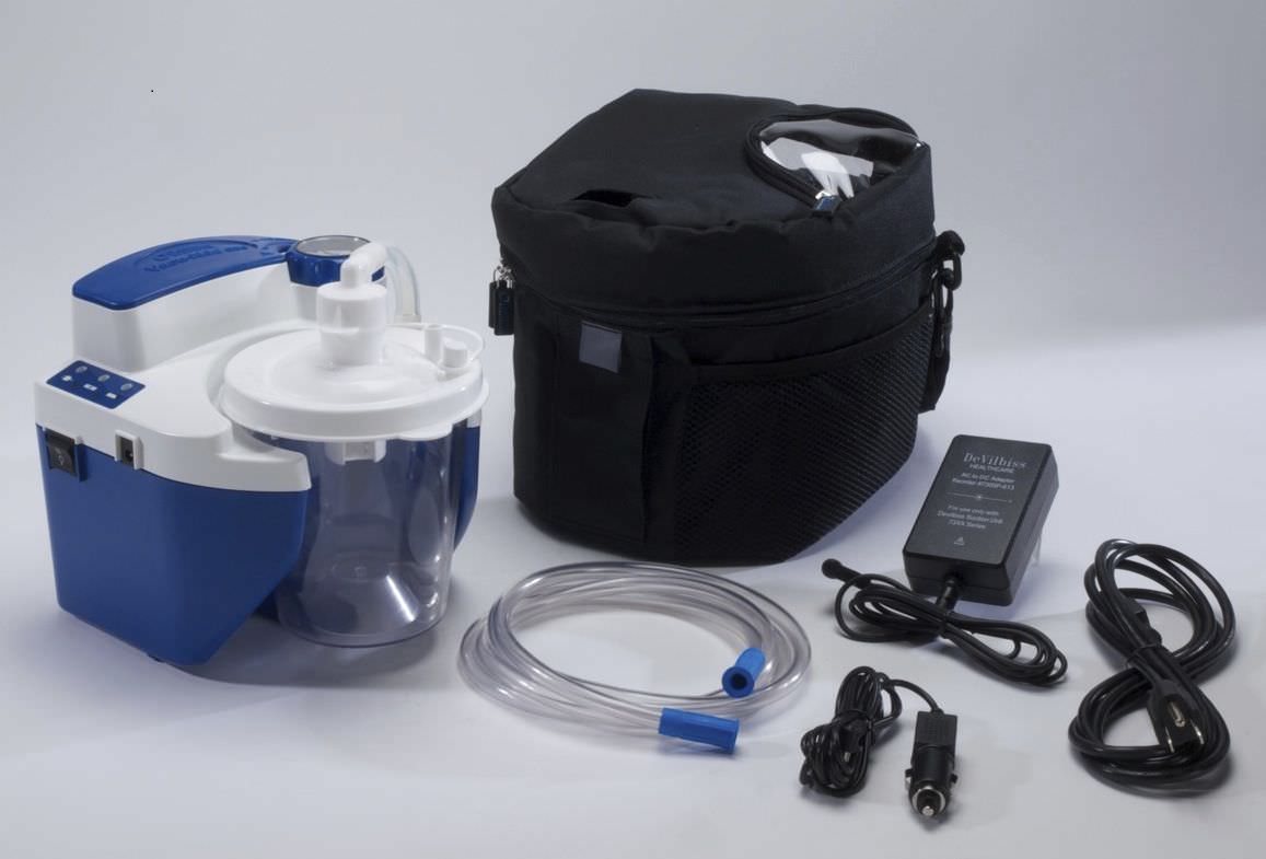 Electric mucus suction pump / handheld 27 L/mn | Vacu-Aide® QSU DeVilbiss Healthcare