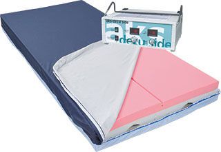 Anti-decubitus mattress / for hospital beds / dynamic air / multi-layer 40 - 120 kg | aks-decu side aks - Aktuelle Krankenpflege Systeme