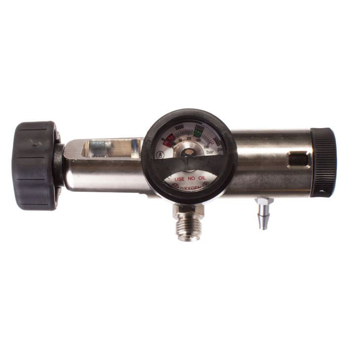 Oxygen pressure regulator / adjustable-flow / Pin Index CGA 870 Essex Industries