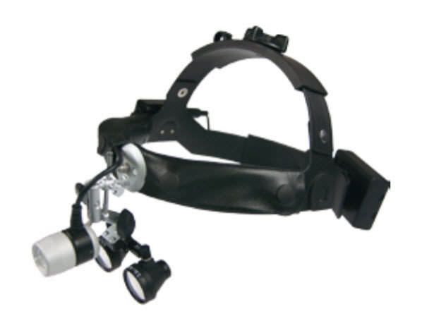 Magnifying loupe with headlamp / headband 20-710-S series Faromed Medizintechnik