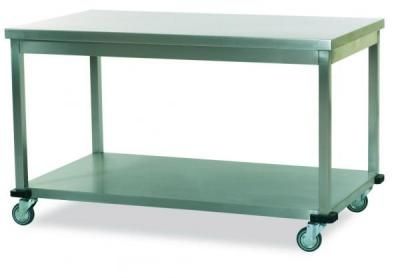 Work table / stainless steel / on casters ER-1175, ER-1182 ERYIGIT Medical Devices
