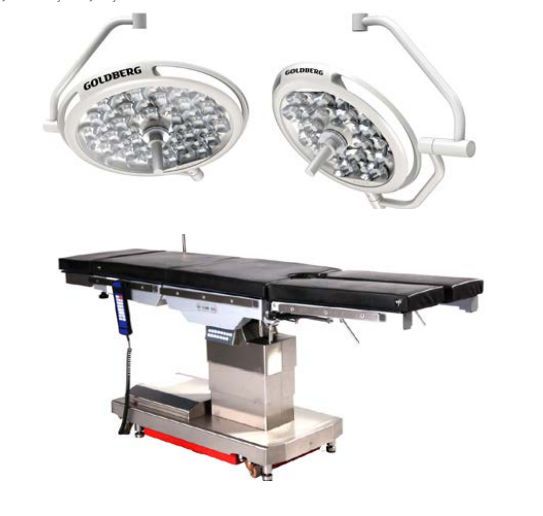 LED surgical light / ceiling-mounted / 2-arm Goldberg ERYIGIT Medical Devices