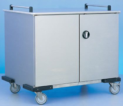 Storage trolley / with hinged door BMT Medical Technology