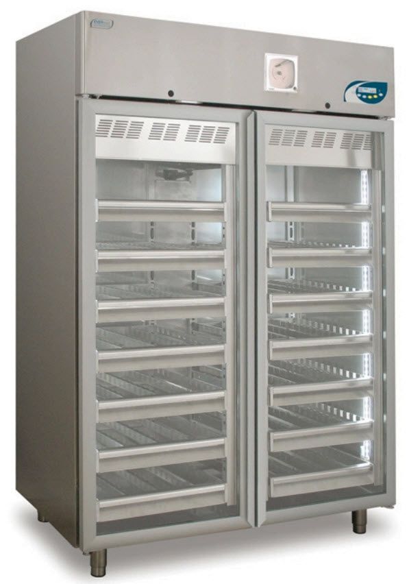 Blood bank refrigerator / vertical / 2-door 2 °C ... +15 °C, 1365 L | BBR 1365 PRO EVERmed
