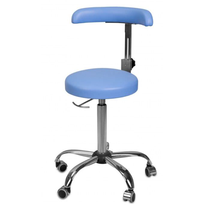 Medical stool / height-adjustable / on casters / with backrest FFO-1 Formed