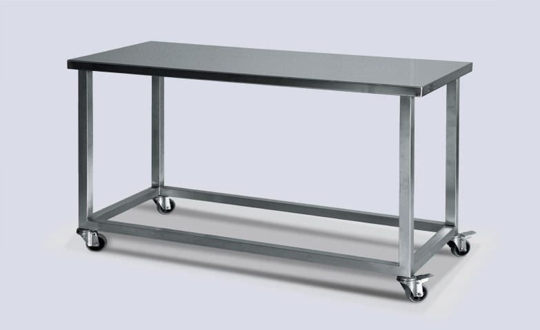 Work table / stainless steel / on casters 8203000 series Bawer S.p.A.