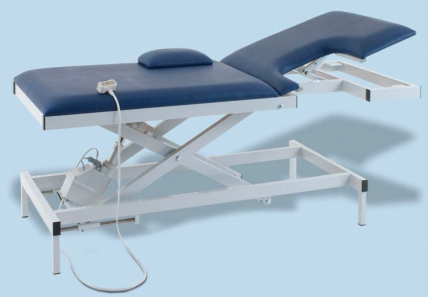 Echocardiography examination table / electrical / height-adjustable / 2-section H-EKA 1080/E 900 AGA Sanitätsartikel GmbH