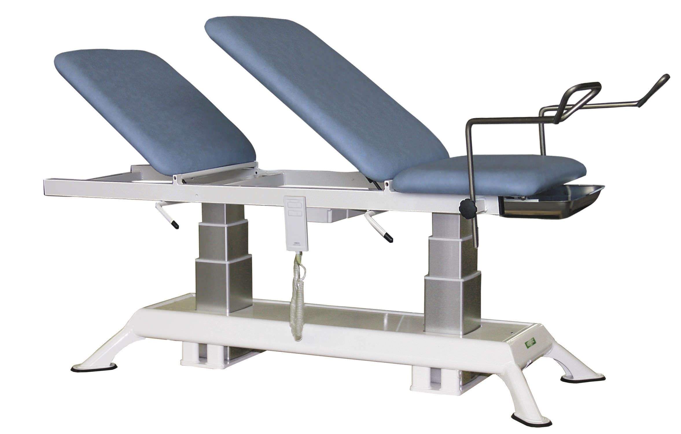 Gynecological examination table / bariatric / electrical / height-adjustable Genin Medical