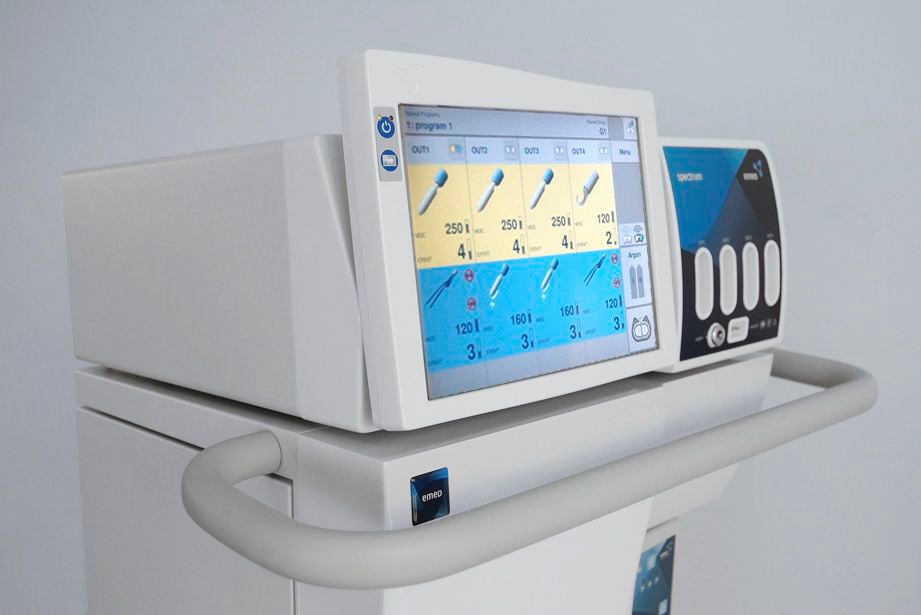 HF electrosurgical unit with touchscreen 333 KHz | Spectrum EMED