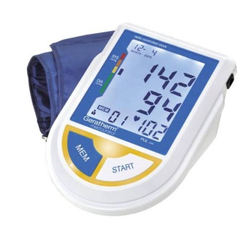 Automatic blood pressure monitor / electronic / arm med control Geratherm