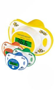 Medical thermometer / pediatric / electronic / pacifier type daisy color Geratherm
