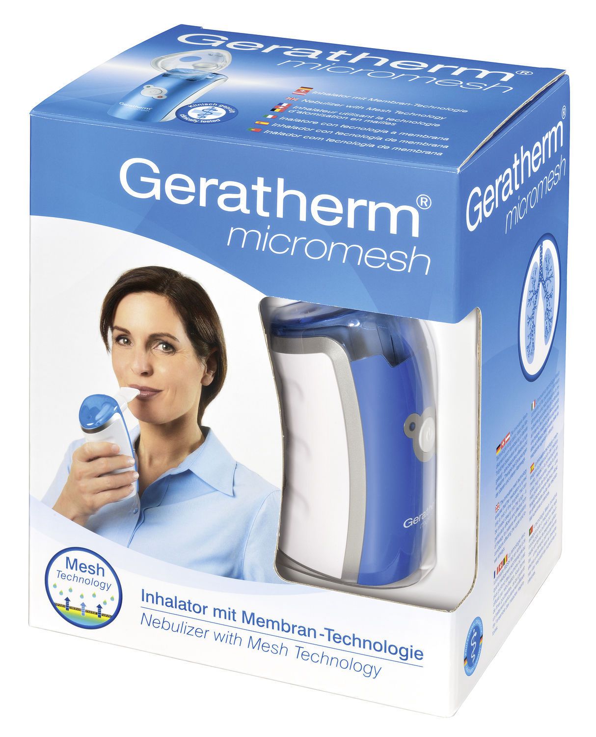 Pneumatic nebulizer / vibrating mesh Geratherm