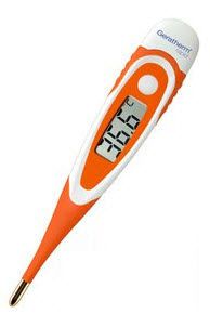 Medical thermometer / electronic / flexible tip / waterproof rapid Geratherm