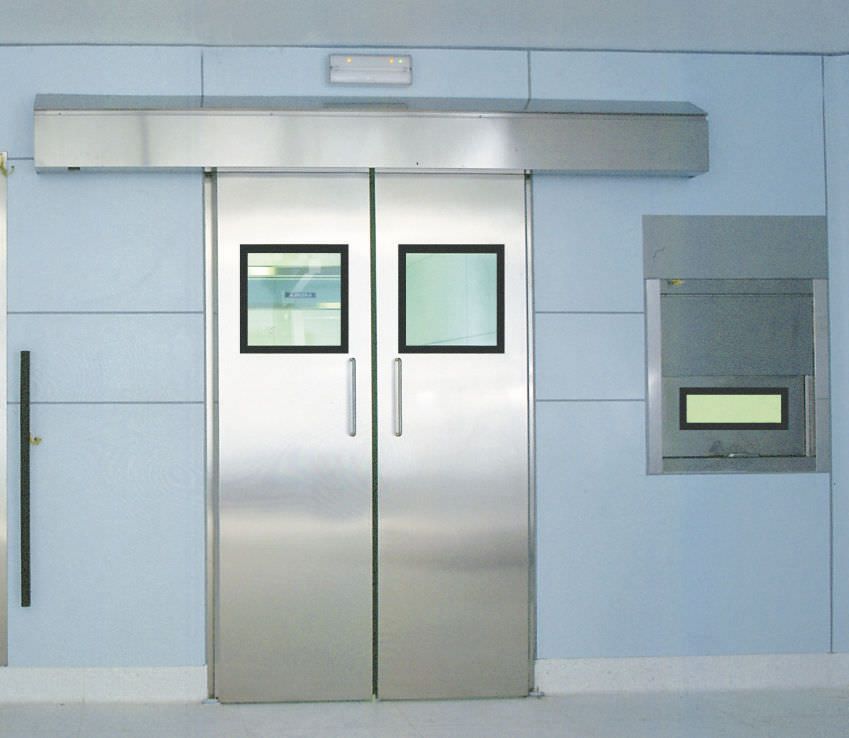 Laboratory door / hospital / automatic / sliding HS-201 Grupsa