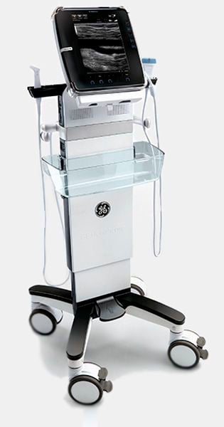 Protable, ultrasound system on trolley / for multipurpose ultrasound imaging / touchscreen Venue 40 GE Healthcare