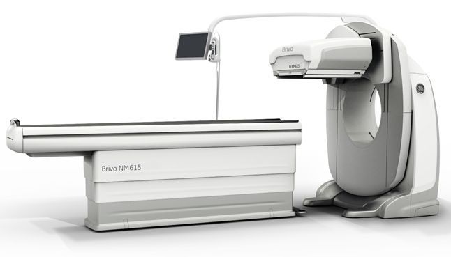 SPECT Gamma camera (tomography) / for SPECT full body / standard diameter Brivo™ NM615 GE Healthcare