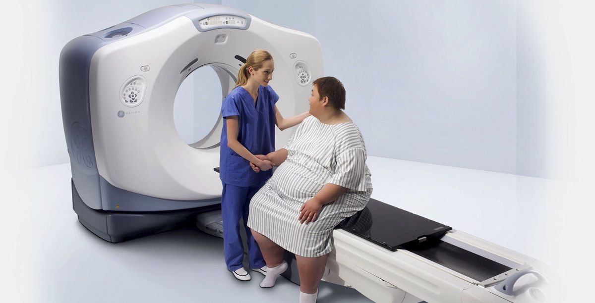 X-ray scanner (tomography) / full body tomography / wide-bore Optima CT580 W GE Healthcare