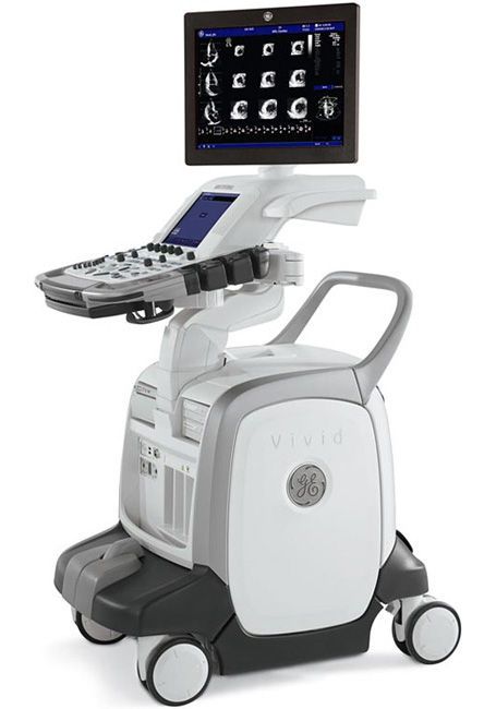 Ultrasound system / on platform, compact / for cardiovascular ultrasound imaging Vivid E9 GE Healthcare
