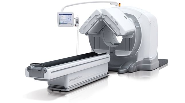 X-ray scanner (tomography) / SPECT Gamma camera / full body tomography / for SPECT full body Discovery™ NM/CT 670 GE Healthcare