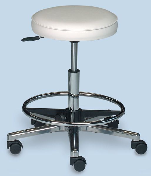 Medical stool / on casters / height-adjustable DHMF-2000/LG AGA Sanitätsartikel GmbH