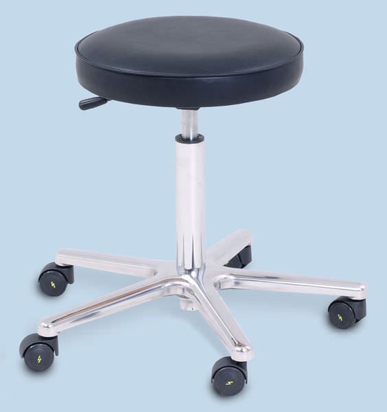 Medical stool / on casters / height-adjustable DH-2000/LGLEIT AGA Sanitätsartikel GmbH