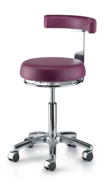 Dental stool / height-adjustable / on casters Onyx EURONDA