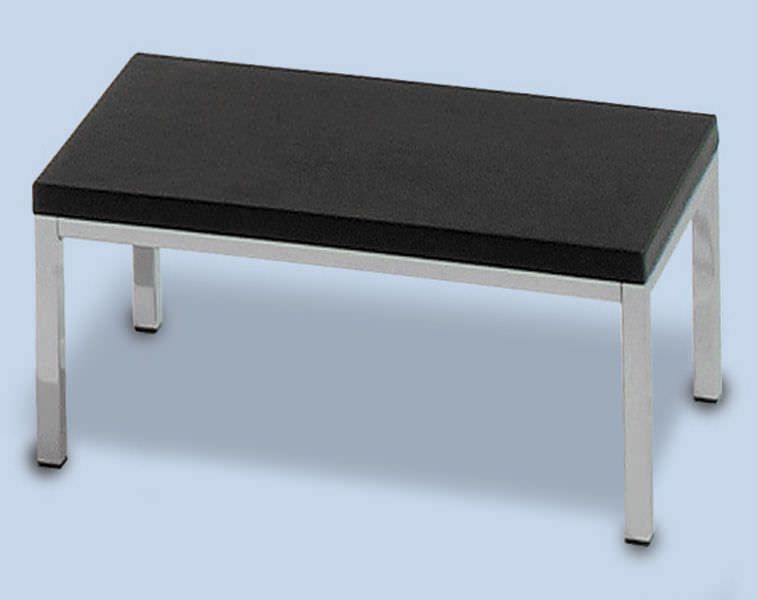 1-step step stool / stainless steel FA-3000/1 AGA Sanitätsartikel GmbH