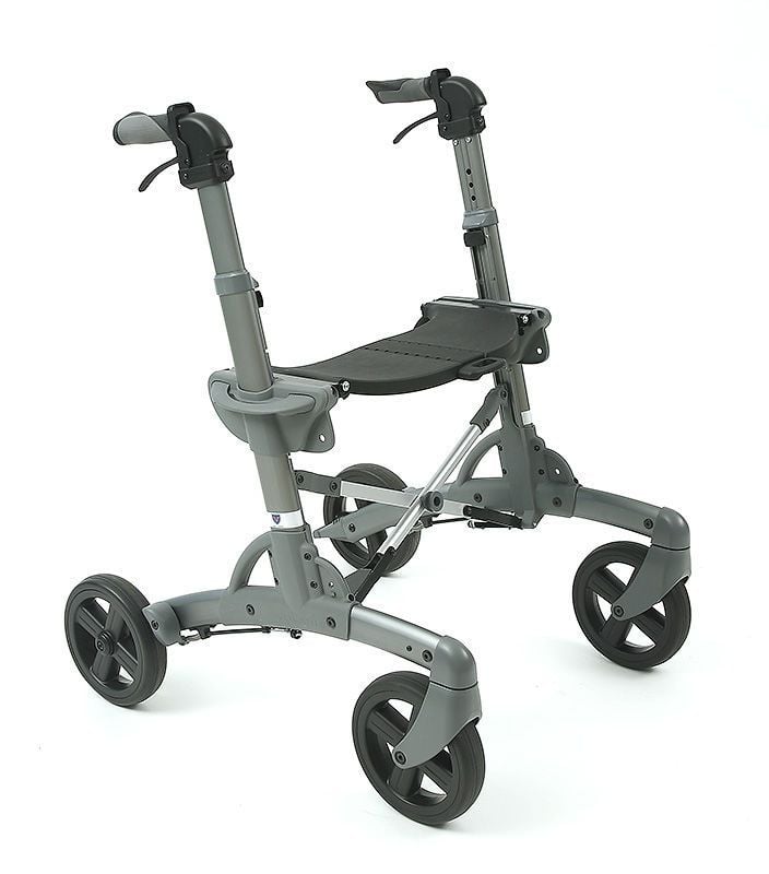 4-caster rollator / with seat / folding Volaris Discovery XL Eurovema